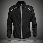 cheap Men&#039;s Jackets &amp; Gilets-WEST BIKING® Men&#039;s Cycling Jacket Bike Jacket Windbreaker Ultraviolet Resistant Jacket Windproof Breathable Reflective Strips Sports Elastane Orange / Yellow / Green Mountain Bike MTB Road Bike