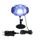 cheap Christmas Gift Lights-Christmas Snowflake Projection Lamp Ground Plug-in Vertical Dual-purpose Snowflake Projector Lamp Christmas Decoration Lamp Can Be Plugged In