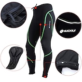 cheap Men&#039;s Jackets &amp; Gilets-Nuckily Men&#039;s Cycling Jacket with Pants Fleece Jacket Winter Thermal Warm Windproof 3D Pad Breathable Bike Windbreaker Clothing Suit Mountain Bike MTB Road Bike Cycling Green Red Blue Bike Wear