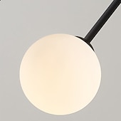 رخيصةأون أضواء قلادة-مصباح معلق LED 2-Light 120 سم قابل للتعتيم على شكل دائرة كروية بتصميم دائري مصباح أكريليك فني رسمي حديث على الطراز الاسكندنافي المتاجر / المقاهي وغرفة الطعام وغرفة النوم وأضواء غرفة الأطفال 110-240 فولت