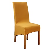 baratos Capa para Cadeira de Jantar-Capas para cadeiras de jantar, capas para cadeiras elásticas, capas protetoras para cadeiras com encosto alto em spandex capas de assento com elástico para sala de jantar, casamento