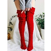 economico Calze per abiti e pantaloni-calze da donna in regalo alla moda comode calze colorate calde casual rosa cipria 1 paio / calzini casual abiti da casa