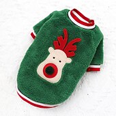 billiga julklappar till husdjur-Hund Katt Julkostym Julklappar till husdjur Juloutfit jultomten söt stil Förtjusande Jul Ledigt / vardag Festival for Hes Bulldogg Mops Bichon Frisé Schnauzer