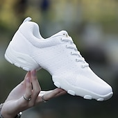 Χαμηλού Κόστους Sneakers Χορού-ανδρικά αθλητικά παπούτσια χορού από δίχτυ που αναπνέουν - ελαφριά παπούτσια τζαζ με κορδόνια με μαλακή σόλα για άνεση και ευελιξία