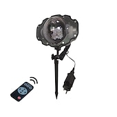 cheap Christmas Gift Lights-Christmas Snowflake Projection Lamp Ground Plug-in Vertical Dual-purpose Snowflake Projector Lamp Christmas Decoration Lamp Can Be Plugged In