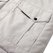 preiswerte Daunenjacken &amp; Parkas für Herren-Herren Wintermantel Winterjacke Daunenjacke 90% weiße Entendaunen Windundurchlässig Warm Winter Schwarz Weiß Rote Pufferjacke