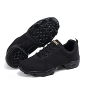 Χαμηλού Κόστους Sneakers Χορού-ανδρικά αθλητικά παπούτσια χορού από δίχτυ που αναπνέουν - ελαφριά παπούτσια τζαζ με κορδόνια με μαλακή σόλα για άνεση και ευελιξία