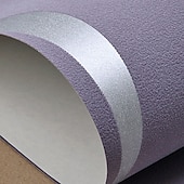 abordables Papiers peints-Papiers peints cool papier peint couleur unie blanc gris or papier peint fond amovible non tissé pour la décoration de la maison matériau imperméable décoration de la maison 53*950 cm