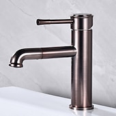 cheap Classical-Bathroom Sink Faucet - Pull Out Oil-Rubbed Bronze / Antique Brass Centerset Single Handle One Holebath Taps
