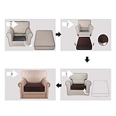 baratos Capa para assento de Sofá &amp; Apoios de Braços-capas de sofá elásticas capa de almofada de assento de sofá para animais de estimação, capa de sofá secional para assento de amor, em forma de l, 3 lugares, poltrona, protetor de sofá lavável macio