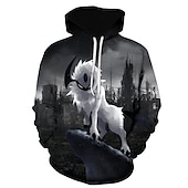preiswerte Tierdruck-Herren Wolf Tier gemustert Hoodie Sweatshirt Kapuze Hoodies Pullover Hoodie Sweatshirt Kapuze Langarm Sweatshirt mit Kapuze Mit Kapuze Vintage WY-0325 WY-0326 Designer