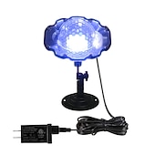 cheap Christmas Gift Lights-Christmas Snowflake Projection Lamp Ground Plug-in Vertical Dual-purpose Snowflake Projector Lamp Christmas Decoration Lamp Can Be Plugged In