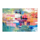 baratos Pinturas Abstratas-pintura a óleo pintada à mão arte da parede moderna bela imagem abstrata decoração da casa decoração tela enrolada sem moldura não esticada