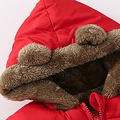 billiga Jackor och rockar för pojkar-Småbarn Pojkar Kappa Långärmad Ensfärgat Grön Vit Svart Barn Blast Höst Vinter Förtjusande Dagligen Inomhus Utomhus Normal 1-5 år