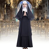 ieftine Costume de dans-Costum de Dans Rochie Solid Pentru femei Halloween Performanță Manșon Lung Poliester