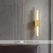 cheap LED Wall Lights-Lightinthebox 1-Light 50cm LED Wall Lights Classic Nordic Style Wall Lamps Line Design  Living Room Bedroom Aluminium Alloy Traditional Wall Light 110-120V 220-240V 5 W