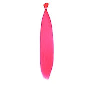 abordables Crocheter les cheveux-Kit d&#039;extensions de cheveux synthétiques i tip fusion de kératine diverses couleurs Kit de cheveux de bâton de pointe de kératine de 16 pouces pour les femmes 30 brins/paquet