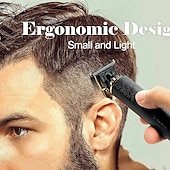 preiswerte Rasierer &amp; Epilierer-Professionelle Haarschneidemaschinen Herren-Haarschneidemaschinen Elektrischer Herren-Haarschneider Herren-Haarschneider mit 4 Distanzkämmen Begrenzte Distanz USB wiederaufladbar