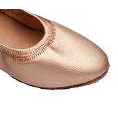 billiga Ballroom-skor och dansskor för modern dans-mary jane dansskor i brons i konstläder med mellanhäl och justerbart spänne - perfekt för balsal och latinska föreställningar