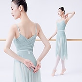 abordables Ropa de ballet-Ballet Faldas Tul Mujer Rendimiento Entrenamiento Sin Mangas Cintura Alta Chinlon