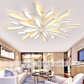 economico Lampade da soffitto con dimmer-plafoniera a led dimmerabile moderna dente di leone stile nordico lampada da soffitto in acrilico design minimalista a strati soggiorno luci della sala da pranzo ac220v solo dimmerabile con