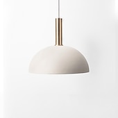 billige Pendellys-ledet pendellampe 35 cm enkelt design pendellampe metallmalte utførelser led nordic style 110-240 v