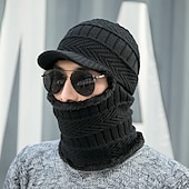 olcso Kalapok-Férfi Balaclava Sapka Melegen tartani Szélbiztos Légáteresztő Báránybunda Sapka Tél Hódeszka mert Síelés Snowbordozás Téli sportok