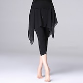 cheap Practice Wear-Activewear Skirts Pure Color Splicing Women&#039;s Training Performance Natural Modal