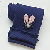 preiswerte Unterteile-Mädchen 3D Tier Gamaschen Frühling Herbst Kuschelig Basic Stumpfhosen kinderkleidung 3-8 Jahre Freizeitskleidung Casual Regular Fit