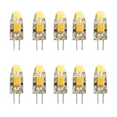 Χαμηλού Κόστους LED Bi-pin Λάμπες-10 τεμ. 1,5w led cob λαμπτήρας bi-pin 300lm g4 ζεστό λευκό 12v 10w αντικατάσταση αλογόνου χωρίς τρεμόπαιγμα για κάτω από το ντουλάπι, ελαφρύ τοπίο