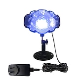 cheap Christmas Gift Lights-Christmas Snowflake Projection Lamp Ground Plug-in Vertical Dual-purpose Snowflake Projector Lamp Christmas Decoration Lamp Can Be Plugged In