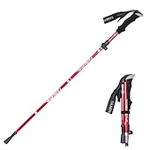 ieftine Εργαλεία Χειρός-reglați stâlp de trekking în 5 secțiuni aliaj de aluminiu pliabil ultra-ușor telescopic în aer liber bastoane de drumeție pliabile bastoane de trekking camping portabil baston de drumeție baston de