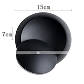 ieftine Lumini LED de Perete-lightinthebox aplice moderne cu led mat aplice de perete sufragerie dormitor birou lumina de perete din aliaj de aluminiu ip44 220-240v 5 w