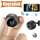 baratos Câmaras de IP-A9 Câmera 1080P (1920 × 1080) Mini Sem Fio Detector de Movimento Acesso Remoto Configuração de Wi-Fi protegido Interior Apoio, suporte 128 GB