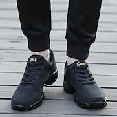 Χαμηλού Κόστους Sneakers Χορού-ανδρικά αθλητικά παπούτσια χορού από δίχτυ που αναπνέουν - ελαφριά παπούτσια τζαζ με κορδόνια με μαλακή σόλα για άνεση και ευελιξία