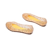 economico Ballerine da donna-Per donna Ballerine Ballerine Scarpe gelatine Giornaliero Tinta unita Estate Piatto Punta tonda Informale PVC Mocassino Argento Nero Rosa