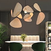 abordables Luces colgantes-60/80/100 cm sputnik design lámpara colgante led metal estilo vintage sputnik acabados pintados vintage country 220-240v