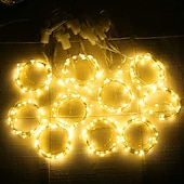 cheap USB String Lights-LED Window Curtain String Lights 3x3m Wedding Decoration 300 LEDs with 8 Lighting Modes Christmas Fairy Lights Home Décor Lights for Wedding Bedroom Party Garden Patio
