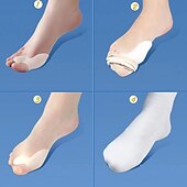 abordables Correcteurs d&#039;oignon-orteil unisexe hallux valgus attelle d&#039;oignon en silicone correcteur de pouce séparateur d&#039;orteil flexion des orteils soulagement de la douleur pédicure pieds outil de soins orthosi en silicone