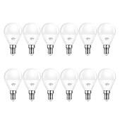 voordelige Led-gloeilampjes-12 stuks 6 stuks 6w led globe gloeilamp 600lm e14 g45 20 led kralen smd 2835 60w halogeen equivalent warm koud wit 110-240v