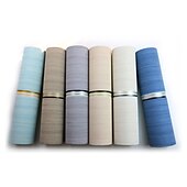 ieftine Tapet-tapet acoperire perete folie autocolant dungă dungă dungă nețesută dungi orizontale și verticale piele de căprioară catifea decor home 53 * 950cm