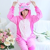 cheap Kigurumi Pajamas-Adults&#039; Animal Cosplay Costume Party Costume Costume Cartoon Blue Monster Onesie Pajamas Kigurumi Pajamas Charm Chic &amp; Modern Funny Costume For Couple&#039;s Women Men Carnival Cartoon