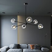 baratos Estilo Sputnik-95 cm pingente sputnik design led luzes de montagem embutida led metal galvanizado acabamentos pintados modernos 220-240v