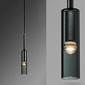 economico Luci a sospensione-Lampadario design singolo 7 cm in vetro elettrolitico led stile nordico 220-240v