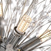 Χαμηλού Κόστους Σχέδιο Sputnik-40/50/55/60 εκ. led μενταγιόν φωτιστικό σπούτνικ σχέδιο υδρόγειο μεταλλικό μοντέρνο στυλ υδρόγειο floral στυλ επιμεταλλωμένο καλλιτεχνικό μοντέρνο 220-240v