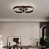 baratos Luzes de teto e ventiladores-Lanterna de 52 cm com design embutido no teto e acabamentos em aço inoxidável pintados galvanizados led 220-240v