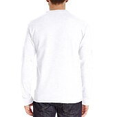 Χαμηλού Κόστους Casual Tee Henley-Ανδρικά Μπλουζάκι Πουκάμισο Henley Μακρυμάνικο πουκάμισο Σκέτο Όρθιος Γιακάς Causal Αργίες Μακρυμάνικο Κουμπί-Κάτω Ρούχα Ελαφριά Κλασσικό Καθημερινό Μυς