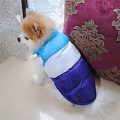 ieftine paltoane-Câini Haine Σακάκι Jachetă puf Stil Clasic Iarnă Rezistent la Vânt Cald Απαλό Comfortabil Festival Îmbrăcăminte pentru câini for Mops Snautzer Chihuahua  Small Mediu