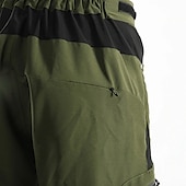cheap Men&#039;s Shorts, Tights &amp; Pants-Arsuxeo Men&#039;s Cycling MTB Shorts Bike Shorts Bike Shorts Baggy Shorts Relaxed Fit Mountain Bike MTB Road Bike Cycling Sports Breathable Quick Dry Waterproof Zipper Black / Orange Dark Blue+Black