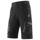 cheap Men&#039;s Shorts, Tights &amp; Pants-Arsuxeo Men&#039;s Cycling MTB Shorts Bike Shorts Bike Shorts Baggy Shorts Relaxed Fit Mountain Bike MTB Road Bike Cycling Sports Breathable Quick Dry Waterproof Zipper Black / Orange Dark Blue+Black